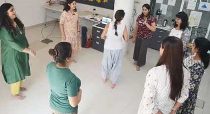 Meditative Dance conducted by Dancing Tales in collaboration with Healyam.